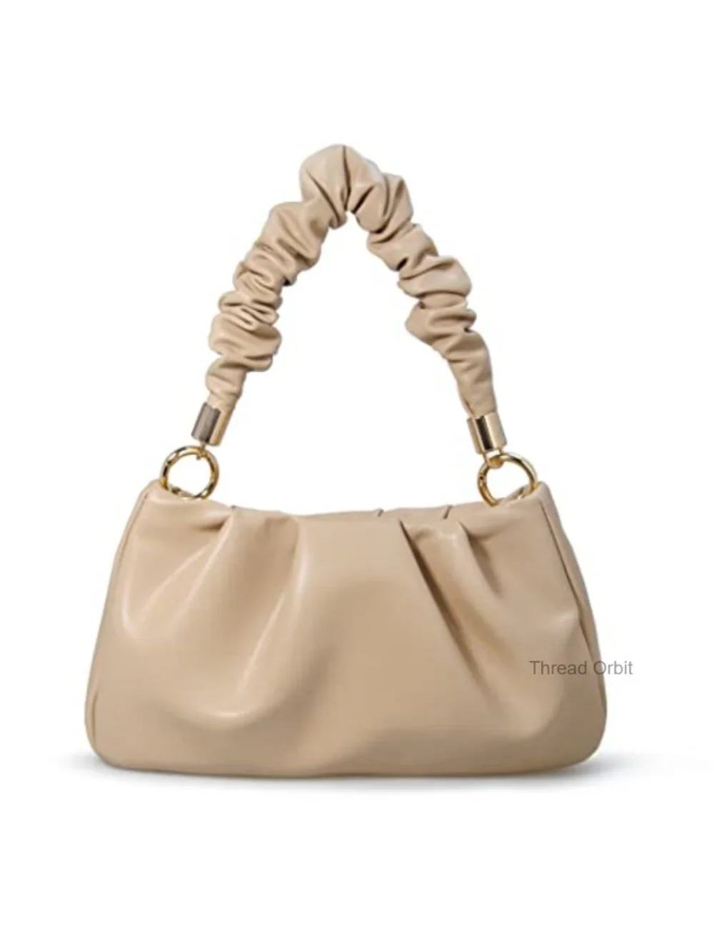 Vegan Leather Cloud Pouch Hobo Bag Crossbody Clutch Handbag